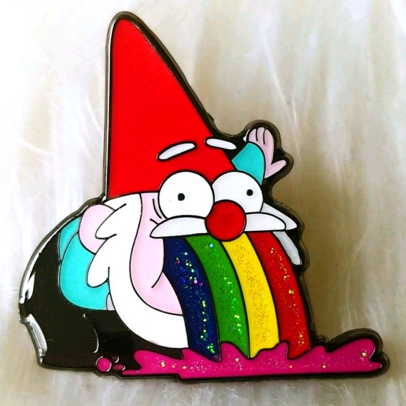 Boutique | Jewelry | Gravity Falls Shmebulock Gnome Glitter Enamel Pin ...